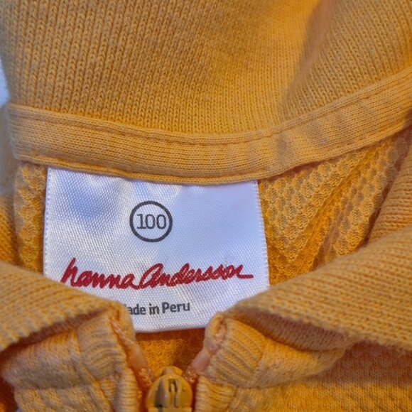 Hanna Andersson girls size 100 or 4 sleeveless yellow shirt VGUC - Picture 5 of 7